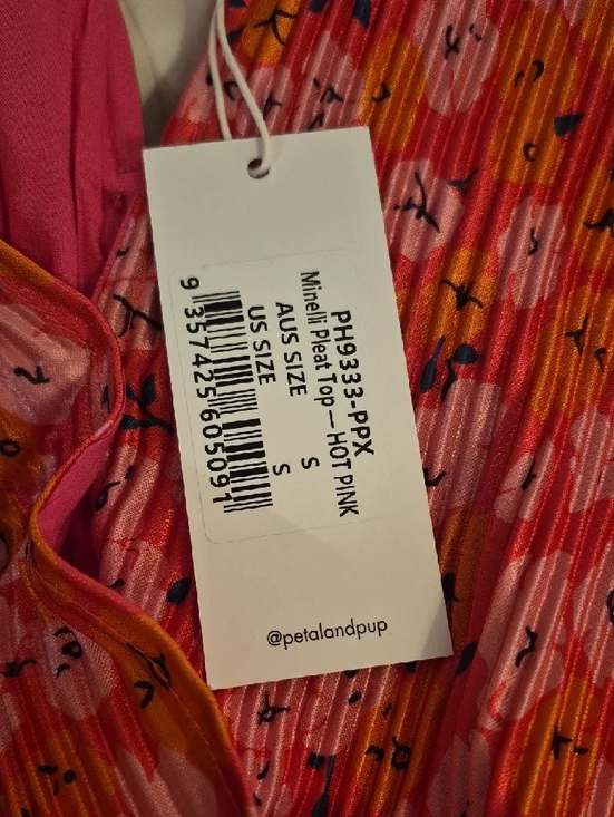 Petal & Pup Pink Multi-Print Tie-Front Long Sleeve Blouse And SKIRT - Picture 14 of 16